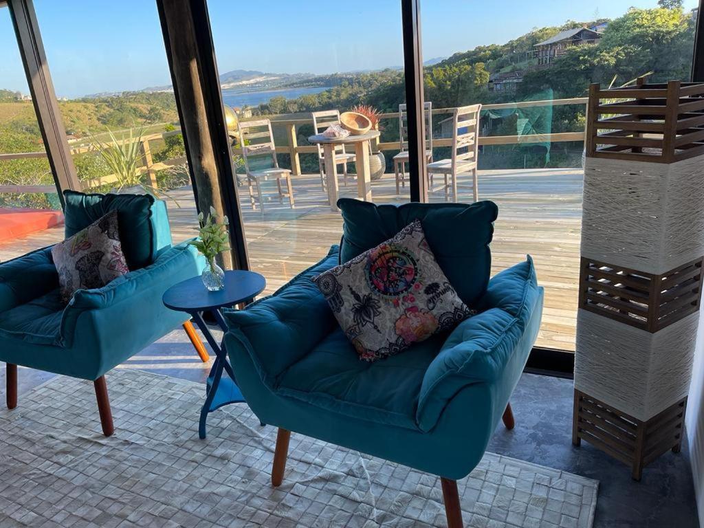 Villa Santorini Praia Do Rosa Com Piscina E Jacuzzi المظهر الخارجي الصورة