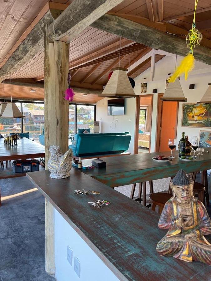 Villa Santorini Praia Do Rosa Com Piscina E Jacuzzi المظهر الخارجي الصورة